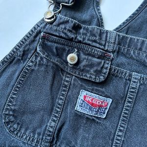 Vintage Ikeda Canada denim overalls sz L
